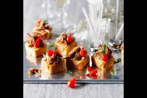 M&S is offering American style BBQ pulled pork stacks (£7).